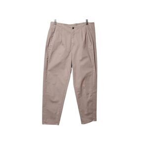 EILEEN FISHER Tan Khaki Twill Stretch Pants Size 12